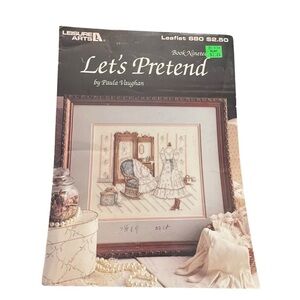 PAULA VAUGHAN LEISURE ARTS CROSS STITCH PATTERN‎ Let’s Pretend Victorian